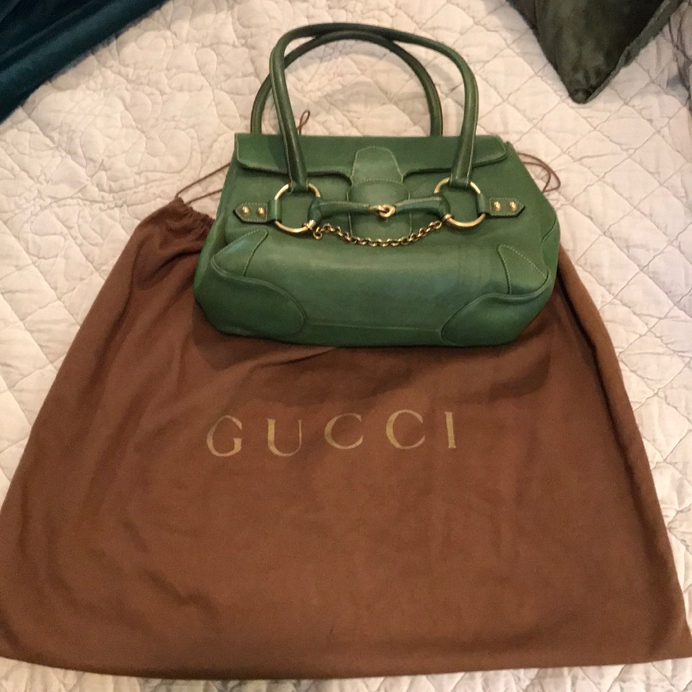 Green purse